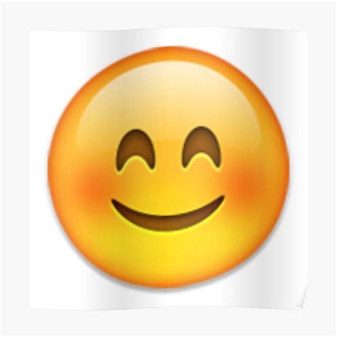 Glückliches Emoji Poster Von Nojams Redbubble