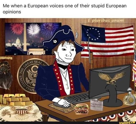 Me When A European Voices One Of Their Stupid European Opinions Ifunny