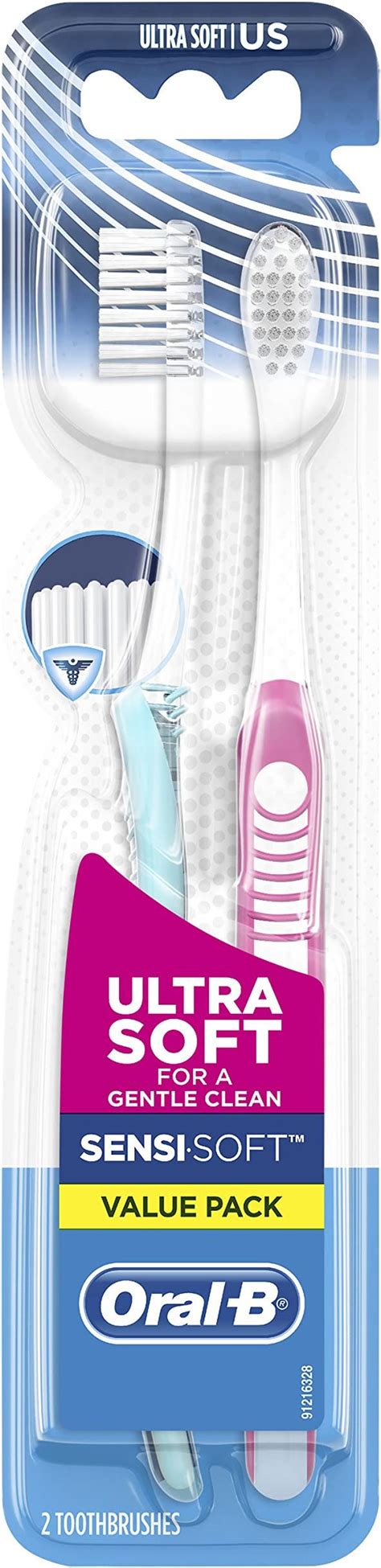 Oral B Sensi Soft Toothbrushes Ultra Soft 2 Count Uk