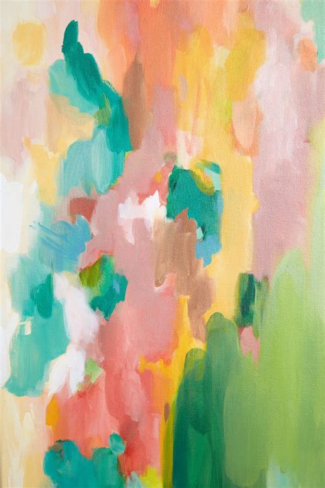 Colorful Abstract Painting By Artist Lizzy Love Inspired By Shadow