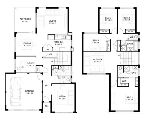 Storey Modern House Designs Floor Plans Tips House Plans 121088