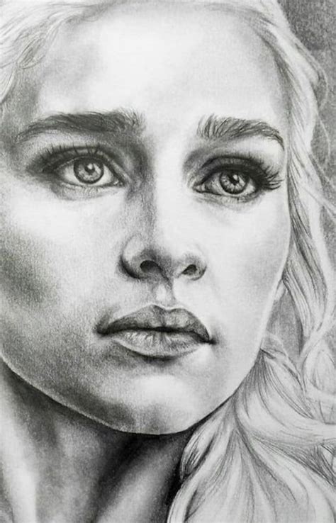 Woman Face Female Face Drawing Face Drawing Portrait Drawing