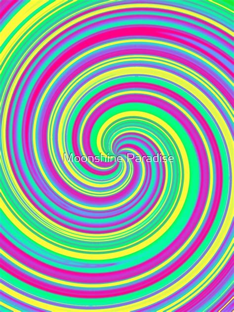 Psychedelic Swirl Scarf By Moonshinepdise Redbubble