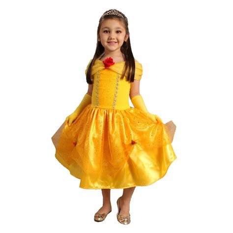 Fantasia Princesa Bela Amarela Infantil Fantasias Kitok