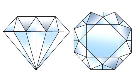 How To Draw A Diamond Step By Step