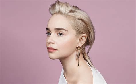 Download Wallpapers Emilia Clarke British Actress Portrait