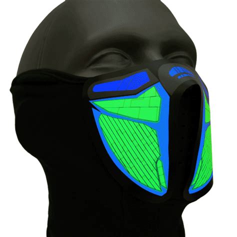 Sound Reactive Cyber Punk Led Rave Mask Neon Culture