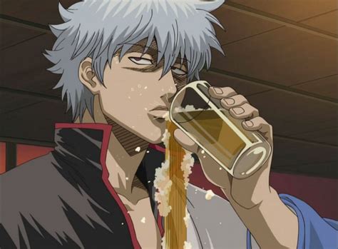 Yorozuya gin note gintoki sakata, shinpachi shimura, kagura, sadaharu. Sakata Gintoki (Gintoki Sakata) - Gintama - Image #551386 ...