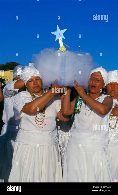 Uruguay Afro Uruguayan Carnival Women Dressed In White Making