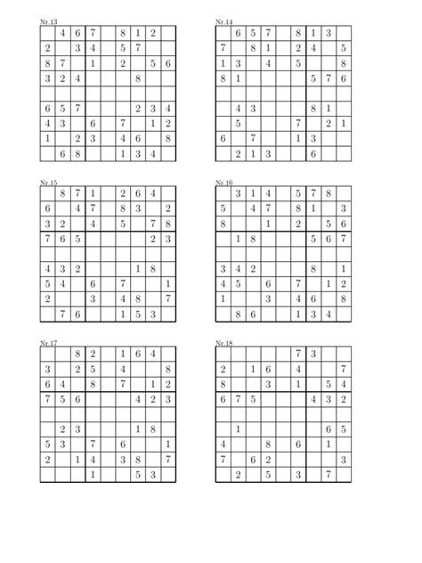 Sudoku 13 24 Pdf Puzzle Video Games Computational Problems