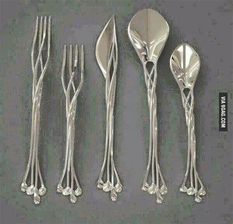 Unique Table Ware Flatware Set Elvish Cutlery Set