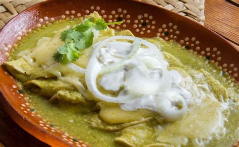 Enchiladas Verdes Con Pollo