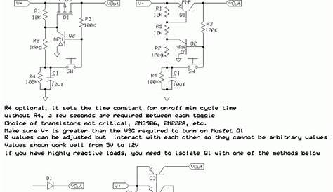 simple latching circuit diagram