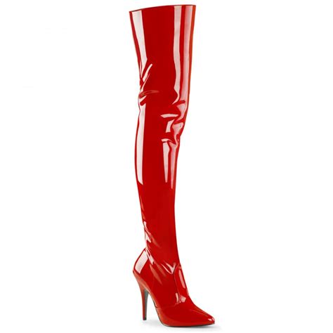 seduce red thigh high sexy boots pretty woman boots