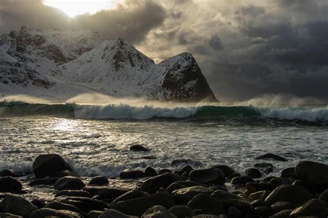 Norways Lofoten Island In Arctic Circle A Surfers Dream