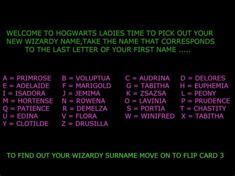 What Would Your Name Be At Hogwarts And Which House Would