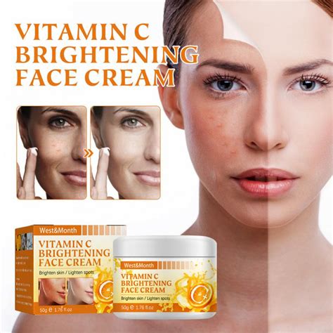 Vitamin C Face Cream Anti Aging Dark Spots Freckle Removal Facial Cream