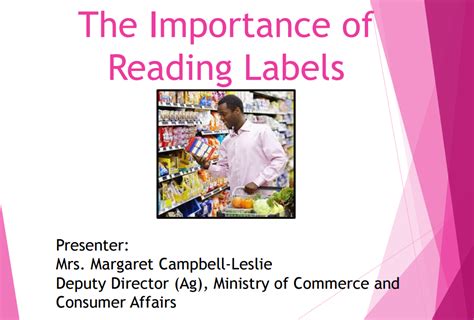 The Importance Of Reading Labels