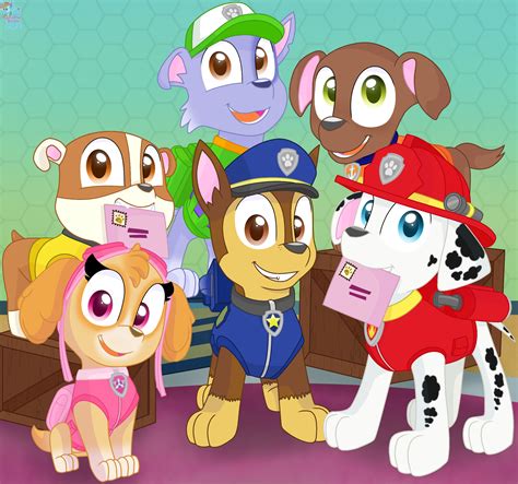 Paw Patrol Loves Frienship Day By Rainboweeveede On Newgrounds
