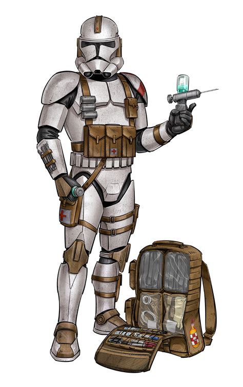 Clone Trooper Medicdoc Trooper By Birdyraider On Deviantart Star