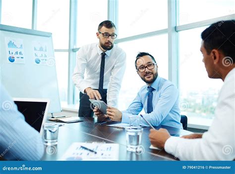 Briefing In Office Stock Photo Image Of Executive Employee