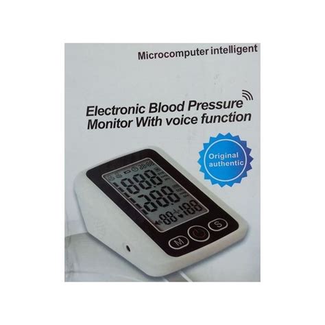 Electronic Blood Pressure Monitor With Voice Function