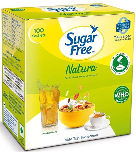 Buy Sugar Free Natura 100 Sachet Sweetener Sachets Box Of 100 S Online
