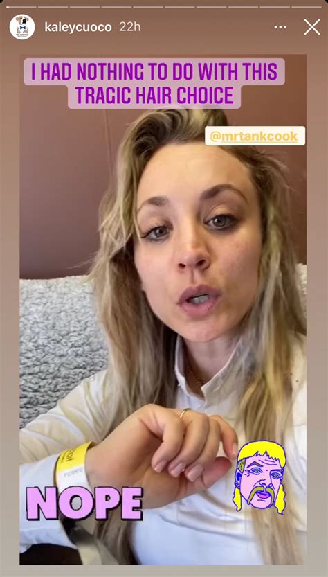 Kaley Cuoco Absolutely Hates Her Hubbys New Haircut Ewb