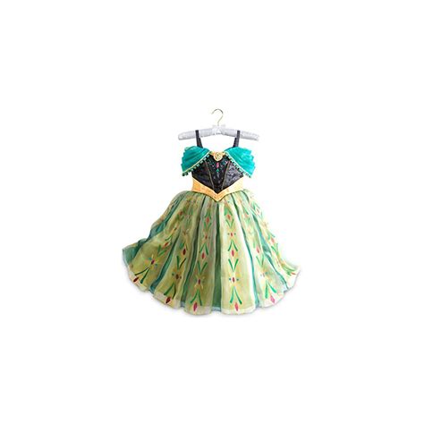 Disney Store Frozen Princess Anna Deluxe Coronation Costume Size 910