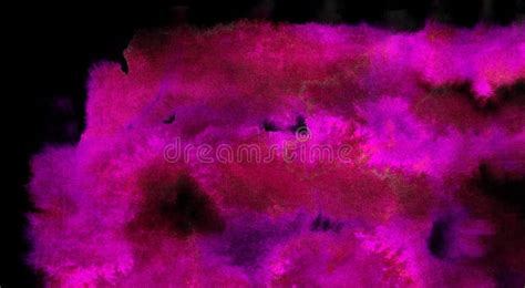 Dark Pink Paper Texture Water Color Painted Illustration Magenta