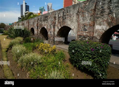 The Chapultepec Aqueduct Built By The Aztecs During The Tenochtitlan