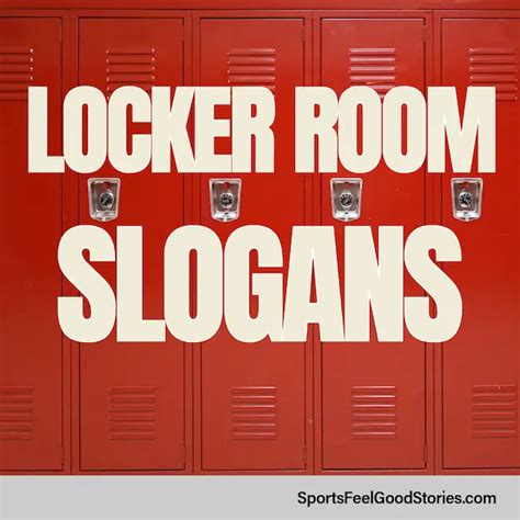 Good Locker Room Slogans To Motivate And Inspire A Team