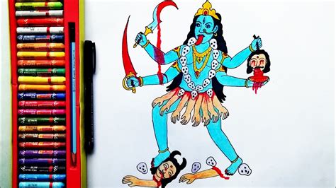 Easy Maa Kali Sketch I M Going To Draw A Beautiful Pencil Sketch Of Maa