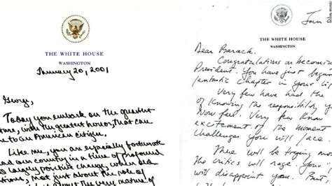 These Letters From Outgoing To Incoming Presidents Show The Grace In