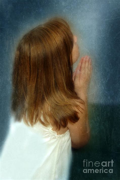 Young Girl Praying Photograph By Jill Battaglia