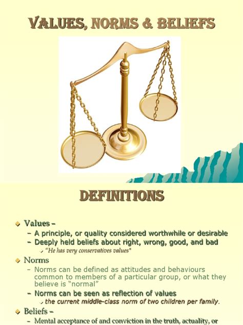 Values Norms Beliefs Value Ethics Morality