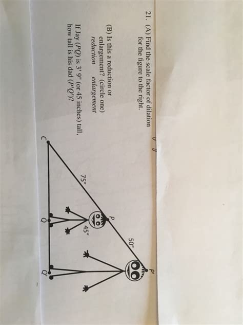 Explain why you guessed that quadrant. (A) Find The Scale Factor Of Dilation For The Figu ...
