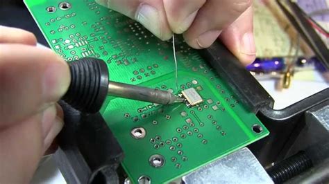 How To Solder A Leadless Ceramic Surface Mount Package Lcc Clcc