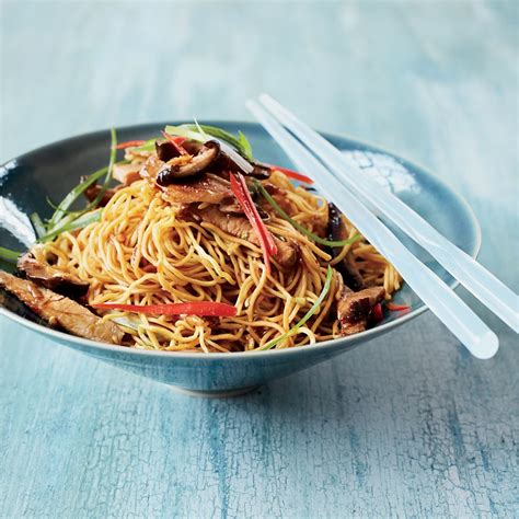 Pork adobo kebabs with vegetable rice. Stir-Fried Noodles with Roast Pork | Recipe in 2020 | Pork roast recipes, Pork recipes, Leftover ...