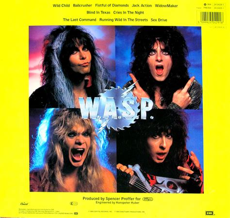 Wasp The Last Command Heavy Metal Album Cover Gallery And 12 Vinyl Lp