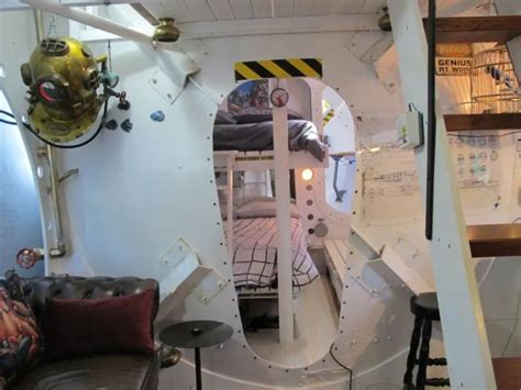 Submarine Themed Tiny House In Nz Is Rentable Over Airbnb