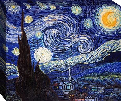 Van Gogh Starry Night Reproduction Painting Overstockart At