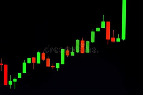 Forex Concept Candlestick Chart Red Green In Financial Market For