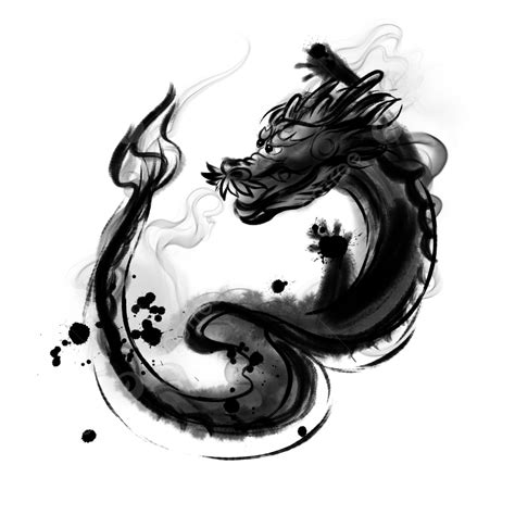 Chinese Dragon Ink Png Transparent Traditional Chinese Painting Ink