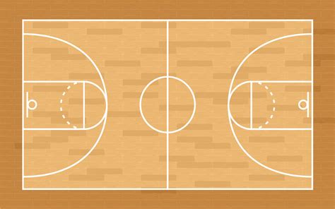 Diagrama De Cancha De Baloncesto Vector Ilustraci N Aislado Sobre Fondo