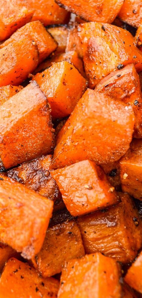 Spoon over potatoes and toss to coat. Roasted Sweet Potatoes that are perfectly seasoned ...