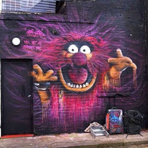 Graffiti Animal Funny Colorful Art Graffiti Artistic Drawing Street Art