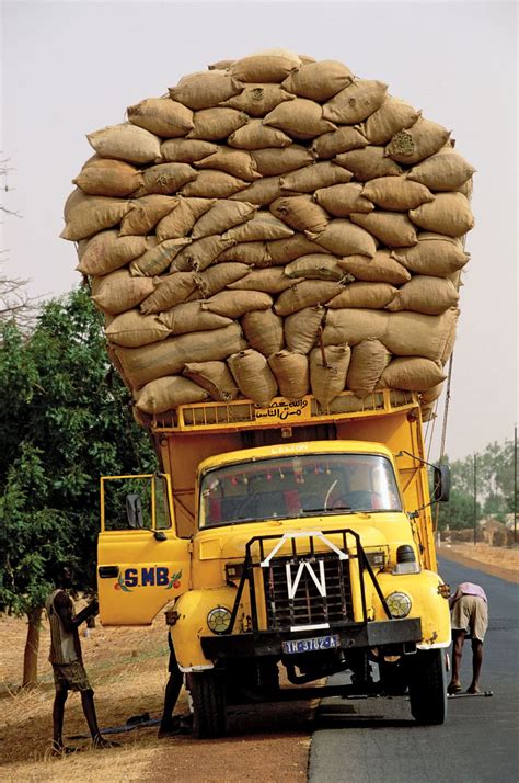 Peanuts Are Big Business In Senegal Senegal Africa Vehicles