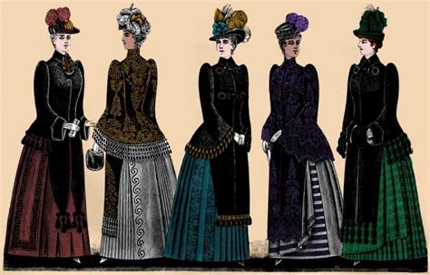 Antique Womens Clothing From 1890 See The Styles Victorian Ladies