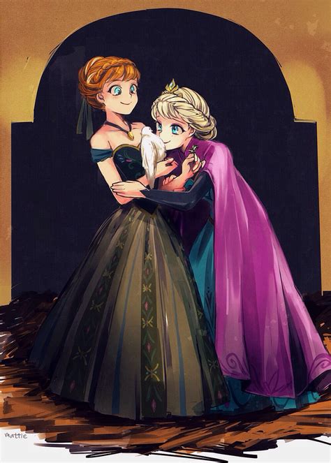 In this beautiful coloring sheet, the sisters anna and elsa are hugging each other. Anna and Elsa - Frozen Fan Art (37027801) - Fanpop